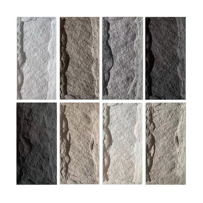 Polyurethane Feather Stone Wall Panels Waterproof Pu Material Art Wall Tile 3D PU Culture Stone Wall Panel for House Decor