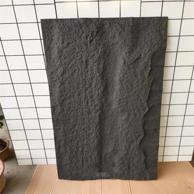 لوحة حائط من الحجر الصناعي من البولي يوريثين المتين وخفيف الوزن عالي الجودة، كسوة جدارية من الحجر الصناعي من البولي يوريثين لواجهة المبنى