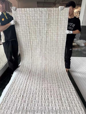 سلسلة MCM Soft التصميم الحديث مرنة صناعية صديقة للبيئة مضادة للحريق مضادة للماء شرائح كبيرة داخلية خارجية ديكور الجدار 3D