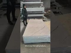 نظرة فاحصة: لوحة حائط رخامية من مادة PVC ذات حبيبات رخامية فنية للأشعة فوق البنفسجية للديكور الداخلي