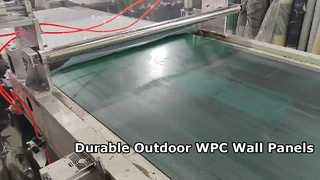 ألواح الجدران WPC الخارجية المتينة المقاومة للطقس